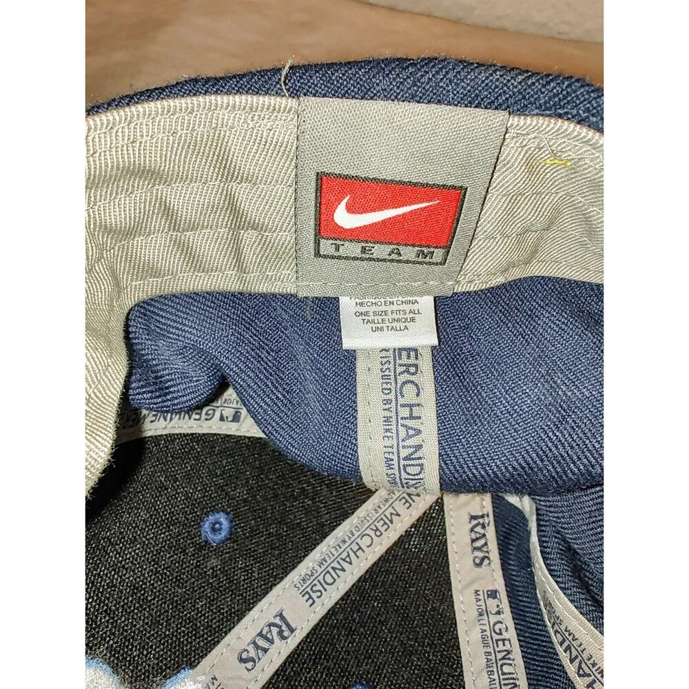 Nike Tampa Bay Rays Hat Baseball Cap Adjustable OSFA Genuine Merchandise